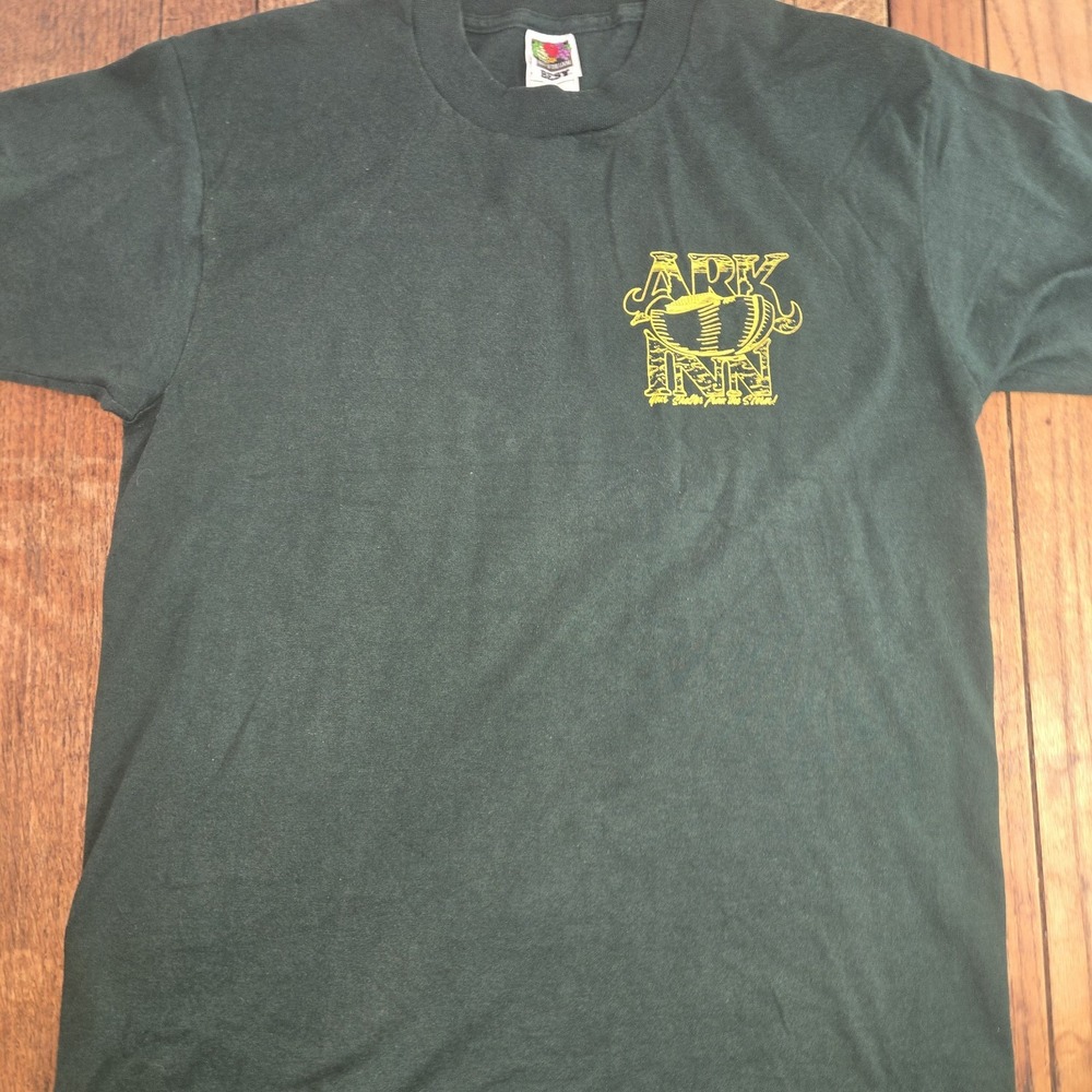 Vintage 90s Ark Inn T-shirt Sz Lg Single Stitch Beer Bar Tourist Landmark Mdwest